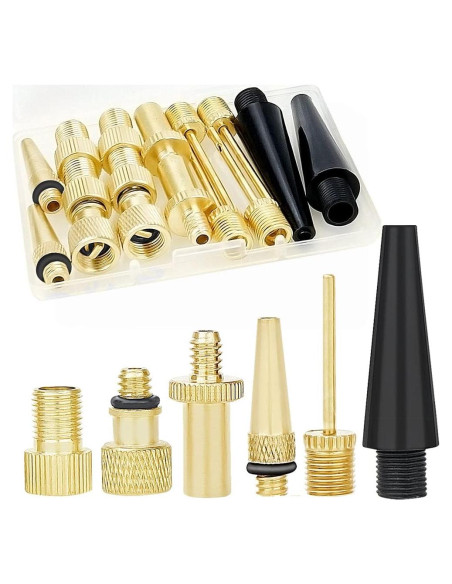 Kit de Adaptadores de Válvula PinbWD para Bicicleta y Balones