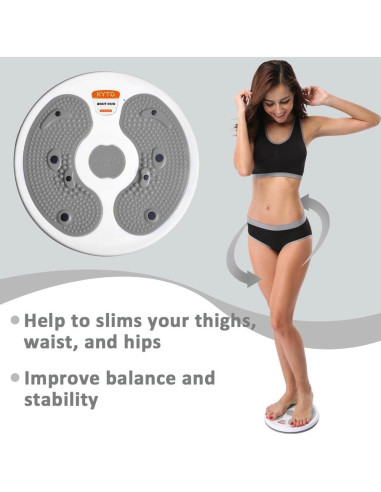 Disco Giratorio KYTO para Cintura con Masaje 35.56 cm