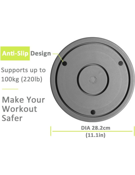 Disco Giratorio KYTO para Cintura con Masaje 35.56 cm