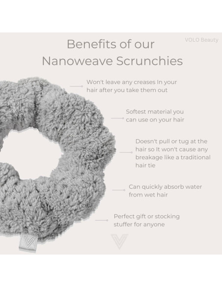 Toalla de Pelo VOLO Hero Rosa Nube + Banda Spa + Scrunchie