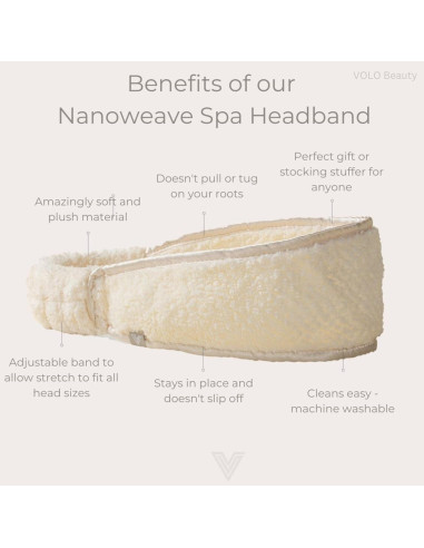 Toalla de Pelo VOLO Hero Rosa Nube + Banda Spa + Scrunchie