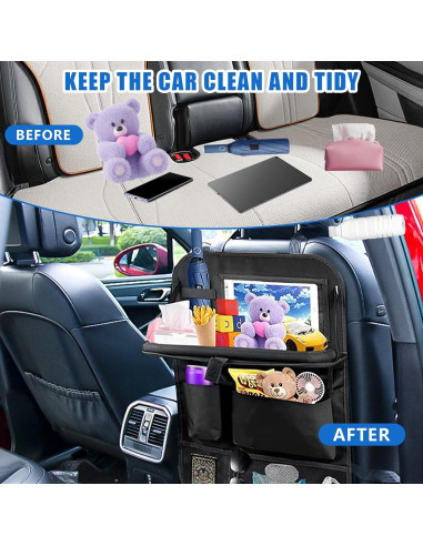 Organizador de Asiento Trasero D LIAN DONG con Bandeja Plegable