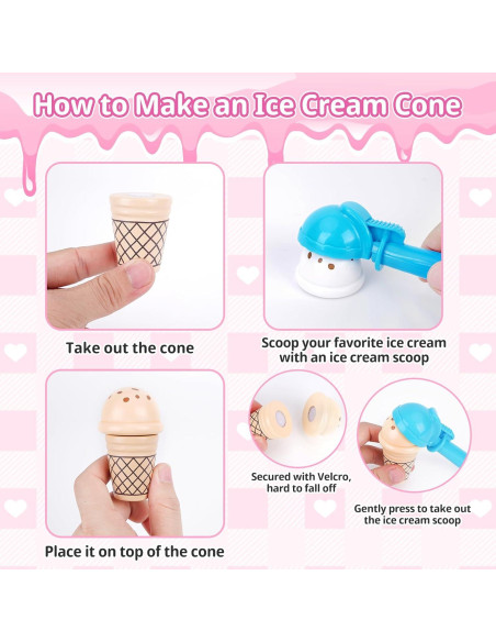 Set de Juego de Helado de Madera Shen Zhen 26.5x14x17.5cm