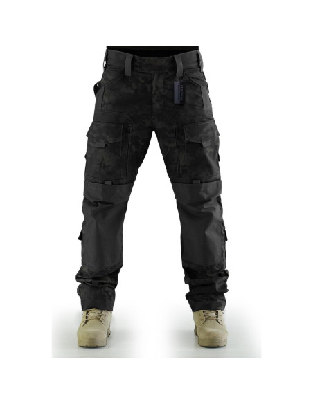 Pantalones Tácticos ZAPT Ripstop Camuflaje Negro XL