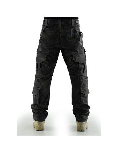 Pantalones Tácticos ZAPT Ripstop Camuflaje Negro XL