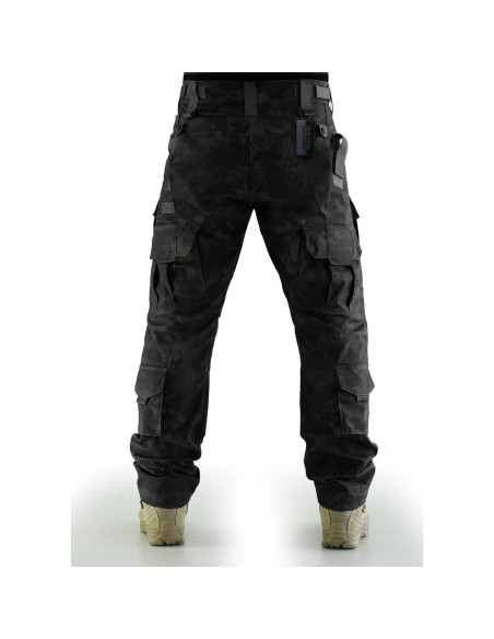 Pantalones Tácticos ZAPT Ripstop Camuflaje Negro XL
