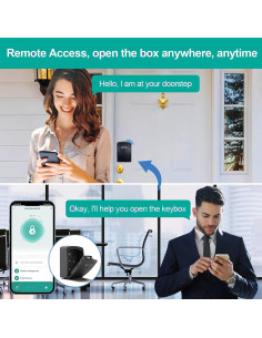 Caja de Llave Inteligente Loccess SMKB2-BTS con WiFi y APP 2