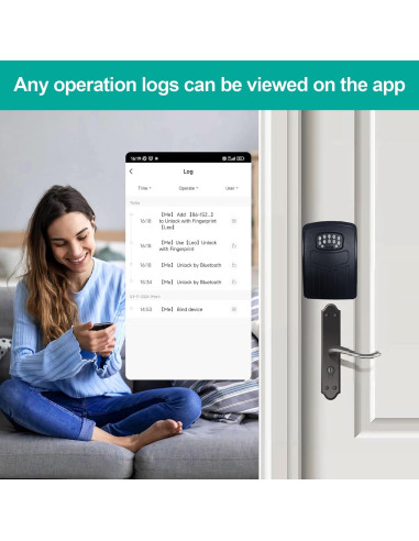 Caja de Llave Inteligente Loccess SMKB2-BTS con WiFi y APP