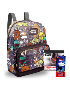 Mochila Preescolar Star Wars 25.4x20.3cm 4 Piezas