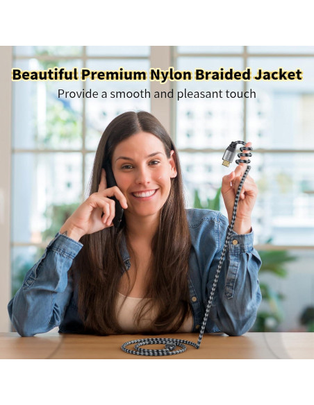 Cable HDMI 4K 1.5 Pies Adoreen 2 Paquete Alta Velocidad 18Gbps