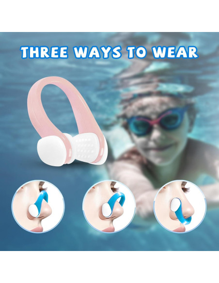 Clip de Nariz para Nadar Cuworlis SP-YC Multicolor - Paquete de 10