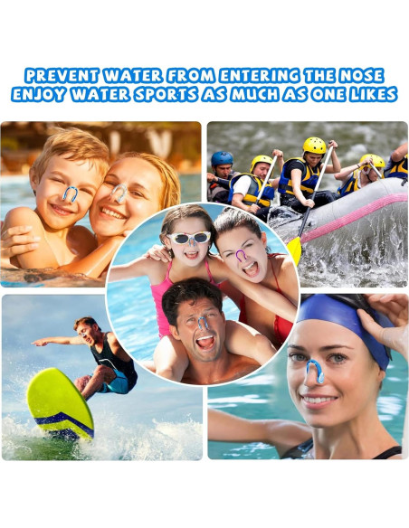 Clip de Nariz para Nadar Cuworlis SP-YC Multicolor - Paquete de 10
