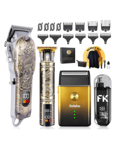 Juego de Cortapelos Profesional Soieho 4 en 1 Inalámbrico