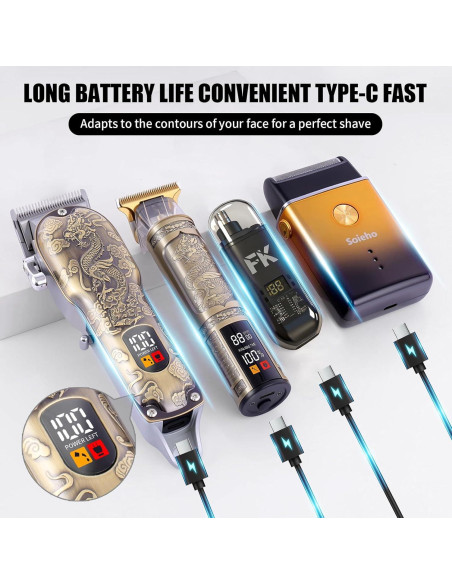 Juego de Cortapelos Profesional Soieho 4 en 1 Inalámbrico