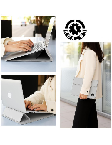 Funda para Laptop KCA_S3 Plata 11-13.3" Impermeable