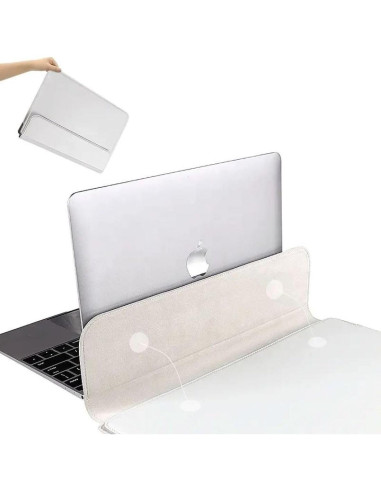 Funda para Laptop KCA_S3 Plata 11-13.3" Impermeable