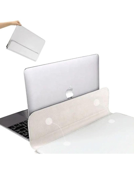 Funda para Laptop KCA_S3 Plata 11-13.3" Impermeable