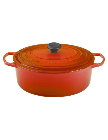 Horno Holandés Ovalado Le Creuset 6.39L Hierro Fundido Llama