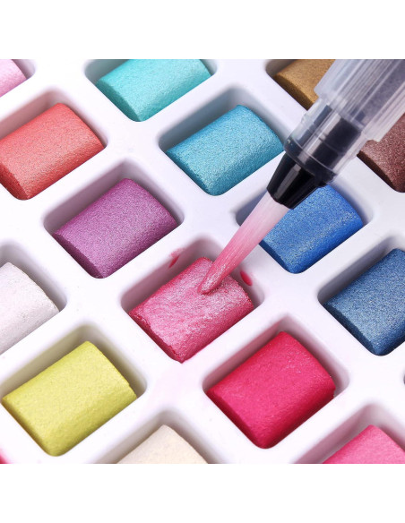 Juego de Pintura Acuarela Gunsamg 120 Colores Multicolores