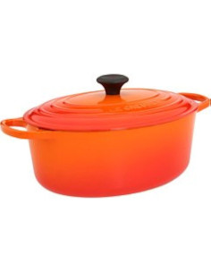 Horno Holandés Ovalado Le Creuset 6.39L Hierro Fundido Llama 2