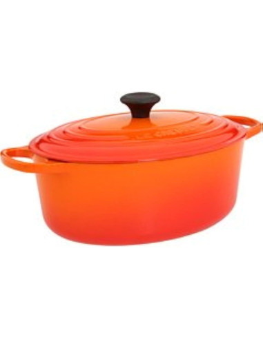 Horno Holandés Ovalado Le Creuset 6.39L Hierro Fundido Llama