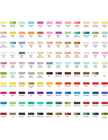 Juego de Pintura Acuarela Gunsamg 120 Colores Multicolores