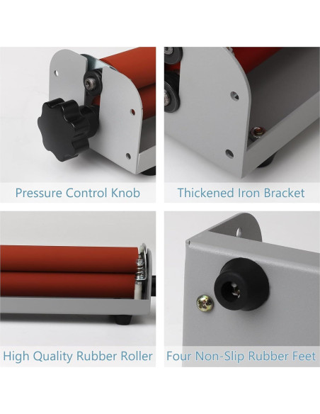 Laminadora Fría Manual Oztwel 12 Pulgadas A4 1.90 kg