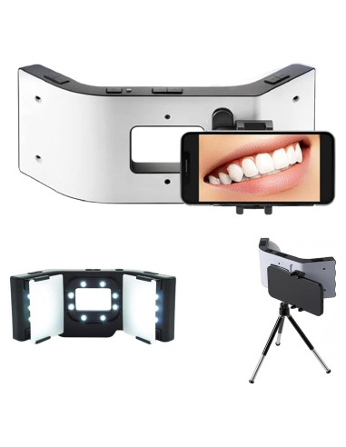 Kit de Luz de Fotografía Dental Móvil 20 LED 6000-6500K