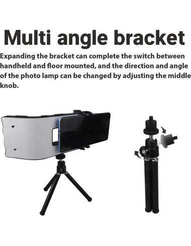 Kit de Luz de Fotografía Dental Móvil 20 LED 6000-6500K