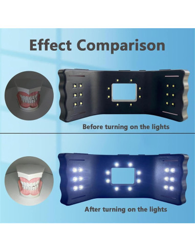 Kit de Luz de Fotografía Dental Móvil 20 LED 6000-6500K
