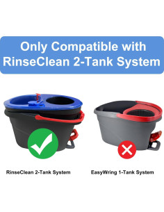 Reemplazo de cabezales de mopa Ocedar RinseClean - 3 unidades 2