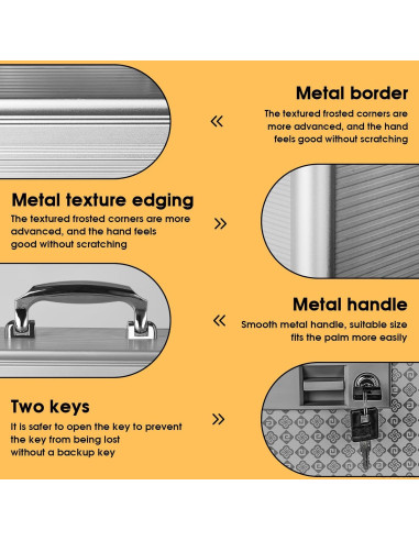 Caja de Seguridad para Medicamentos Glosen M-30.48cm Gris