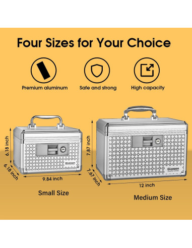 Caja de Seguridad para Medicamentos Glosen M-30.48cm Gris