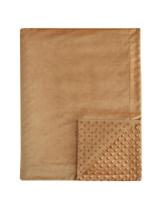 Manta Minky David's Kids 76x102 cm Color Galleta Unisex