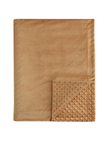 Manta Minky David's Kids 76x102 cm Color Galleta Unisex