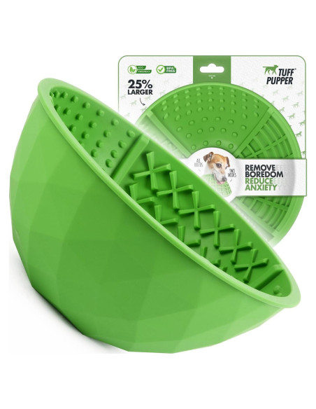 Tazón Lamer Perros Tuff Pupper XL Silicona 21cm 4 Texturas