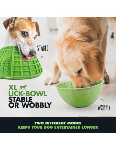 Tazón Lamer Perros Tuff Pupper XL Silicona 21cm 4 Texturas