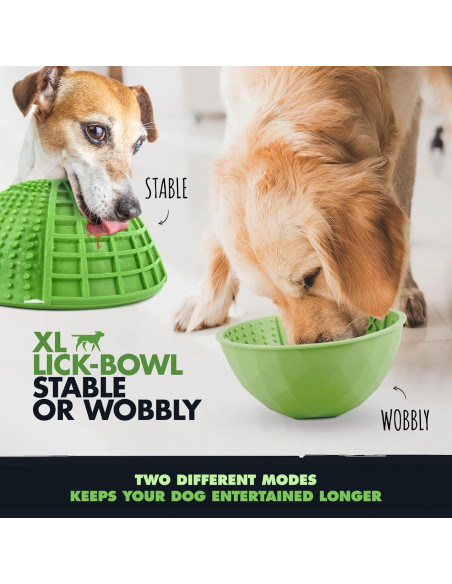 Tazón Lamer Perros Tuff Pupper XL Silicona 21cm 4 Texturas