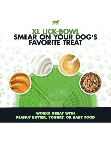 Tazón Lamer Perros Tuff Pupper XL Silicona 21cm 4 Texturas