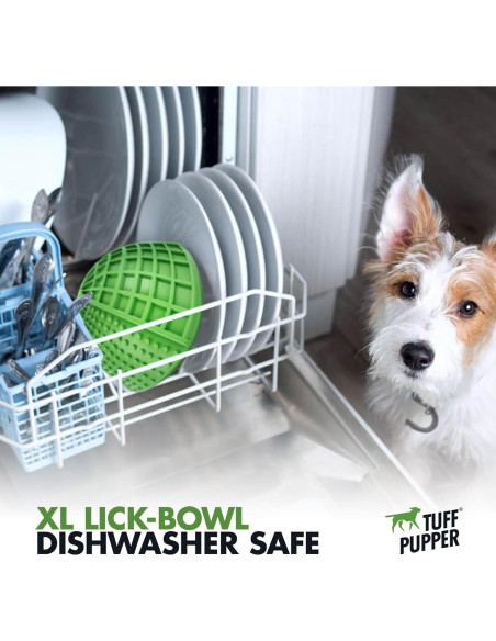 Tazón Lamer Perros Tuff Pupper XL Silicona 21cm 4 Texturas