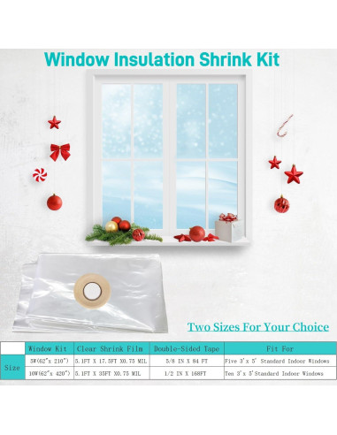 Kit Aislamiento Ventanas StarJungle 5W 62x210 pulgadas