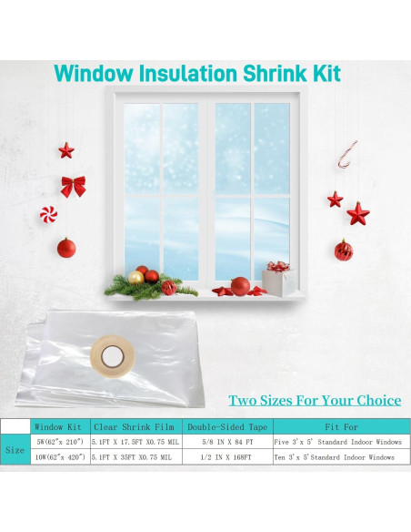 Kit Aislamiento Ventanas StarJungle 5W 62x210 pulgadas