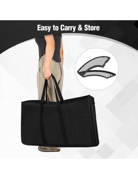 Mesa de Fuego Redonda Plegable REDCAMP 87.88 cm para Exteriores