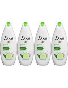 Gel de Ducha Dove Go Fresh Pepino y Té Verde 500ml x4 2