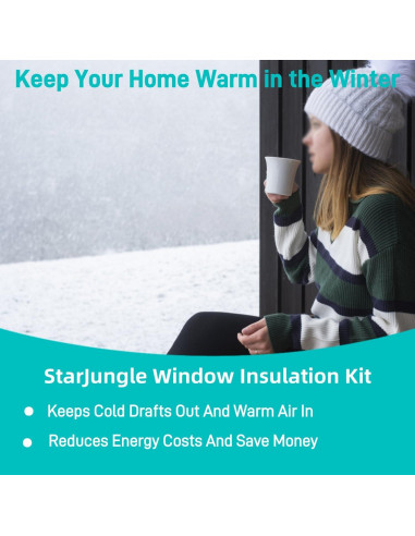 Kit Aislamiento Ventanas StarJungle 5W 62x210 pulgadas