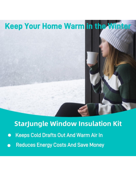Kit Aislamiento Ventanas StarJungle 5W 62x210 pulgadas