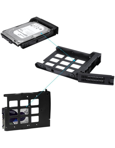 Caja de Disco Duro Interno Rosewill RSV-SATA-Cage-34 4 x 3.5