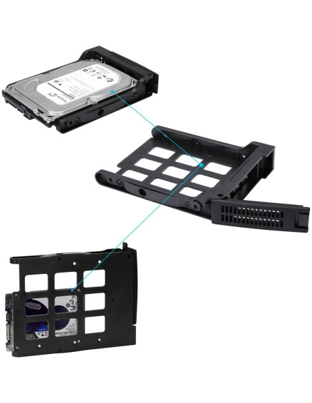 Caja de Disco Duro Interno Rosewill RSV-SATA-Cage-34 4 x 3.5