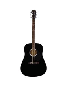 Guitarra Acústica Dreadnought Fender CD-60S Negra con Accesorios 2