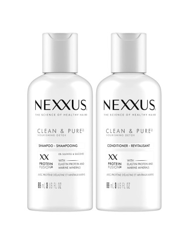 Set de Champú y Acondicionador Nexxus Limpio y Puro 85 ml